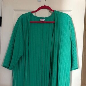 LuLaRoe Vibrant Green Cardigan